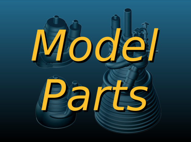 3D-Printed Model Parts